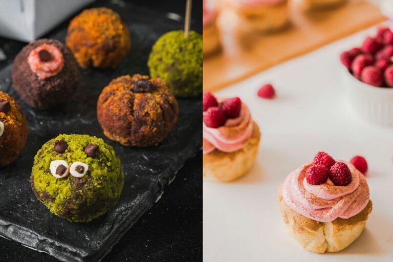 Muffinki z kaszką jaglaną i kulki z kaszką ryżową