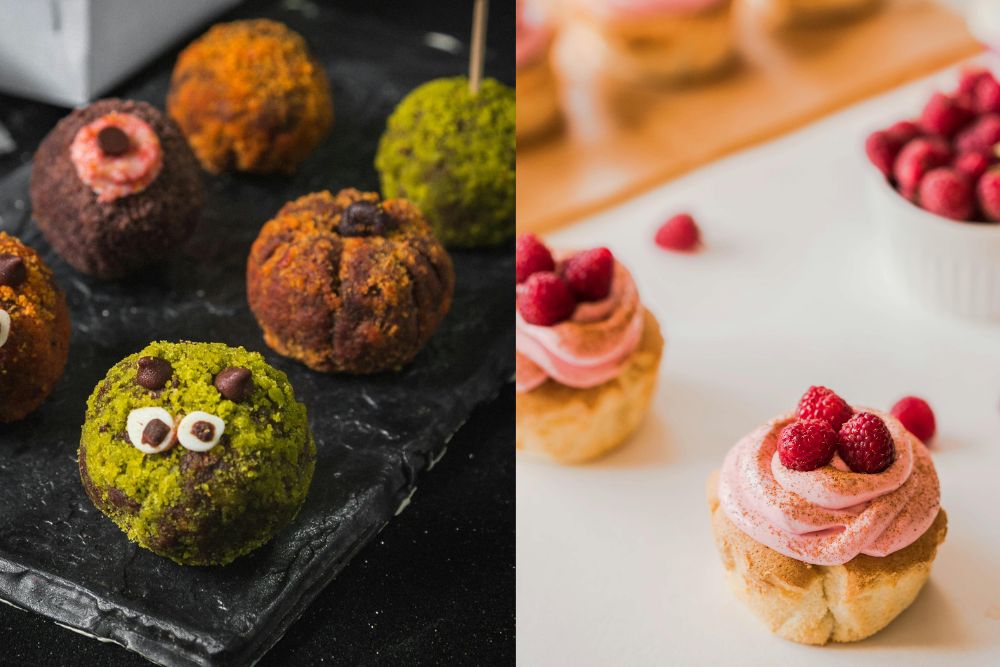 Muffinki z kaszką jaglaną i kulki z kaszką ryżową