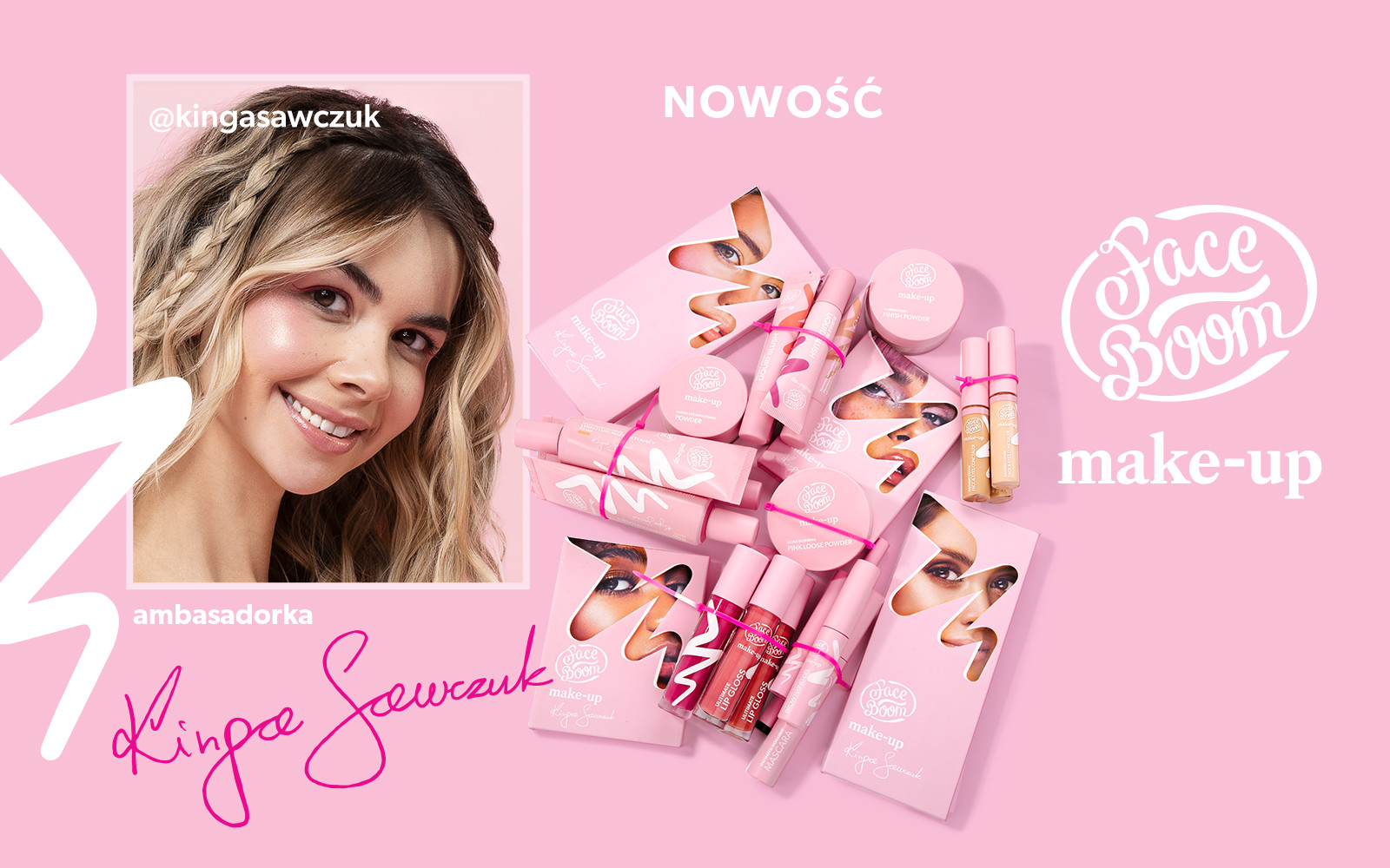 FaceBoom make-up X Kinga Sawczuk