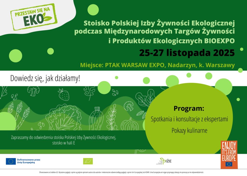 Żyj ekologicznie, wybieraj świadomie – Targi BIOEXPO 2025