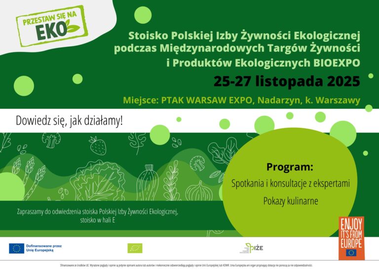 Żyj ekologicznie, wybieraj świadomie – Targi BIOEXPO 2025